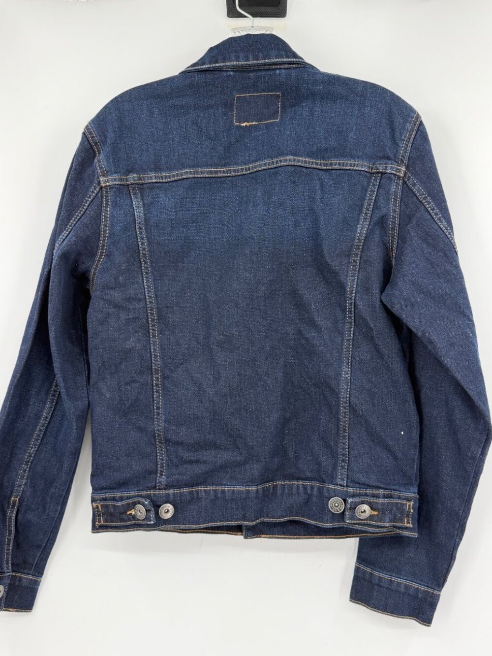 Goodfellow Co Womens Small Dark Wash Denim Jacket Cotton Blend New with tags - Picture 8 of 10